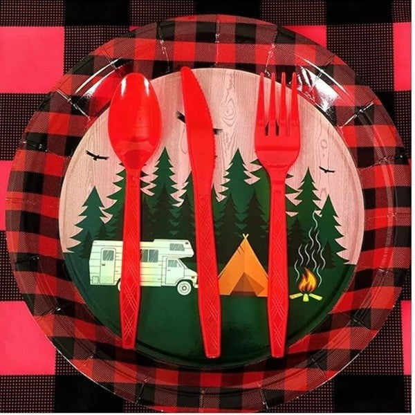 Set 10 Farfurii Unica Folosinta, 23 Cm - vivimall.ro