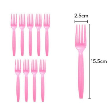 Set 10 Furculite De Unica Folosinta | FunForks