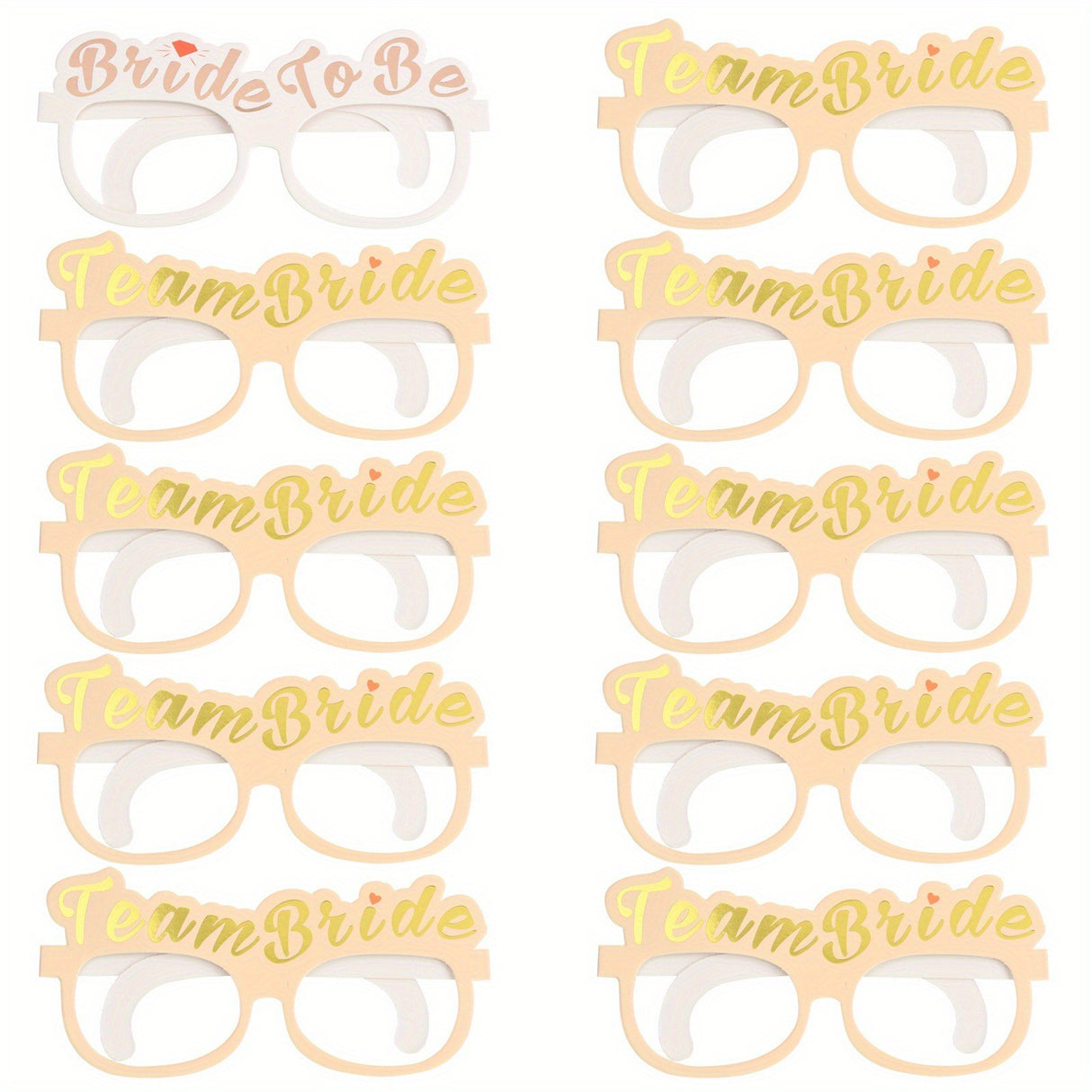 Set 10 Ochelari, Tematica Petrecerea Burlacitelor, 9 X Roz, 1 X - vivimall.ro