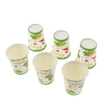 Set 10 Pahare Petrecere, Flippy, Colectia Dino Park, 8.5 x 7 x 5 cm, din Carton, Multicolor