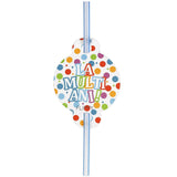 Set 10 Paie, Flippy, Colectia LA MULTI ANI, 27 x 7 cm, din Carton/Plastic, Multicolor