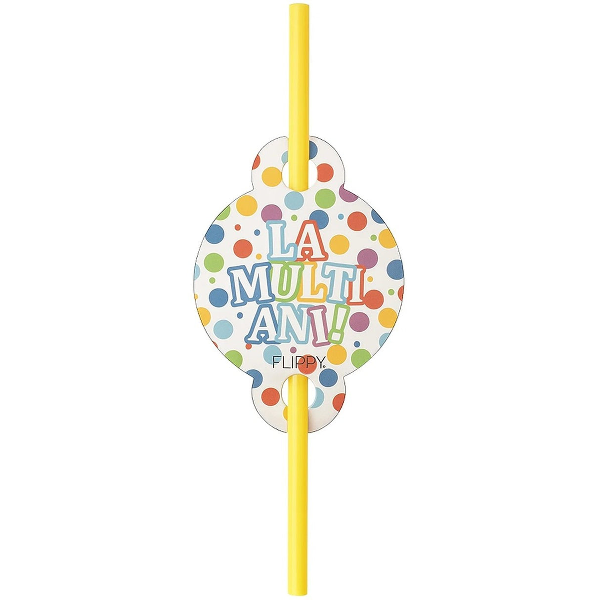 Set 10 Paie, Flippy, Colectia LA MULTI ANI, 27 x 7 cm, din Carton/Plastic, Multicolor