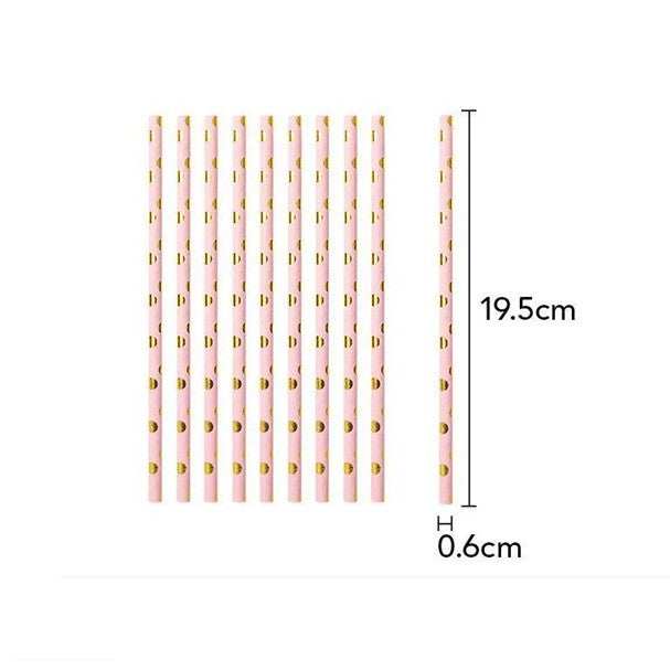 Set 10 Paie, Din Hartie, 19.5 Cm - vivimall.ro
