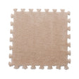Set 10 Piese Covor Tip Puzzle, Spuma Eva, Pufos, Crem - vivimall.ro