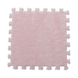 Covor puzzle din spumă EVA roz pudrat, set 10 piese de 30×30×1 cm, vedere de ansamblu asamblat