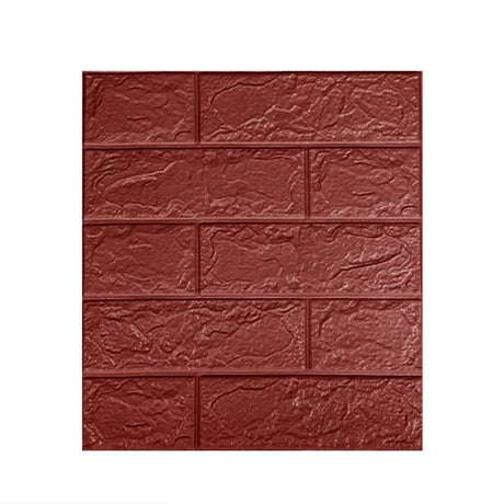 Set 10 Placi Tapet 3D, 35 X 38 Cm, Grosime 3 Mm, Din Polietilena, Model Caramida, Suprafata Acoperita 1.33 Mp - vivimall.ro