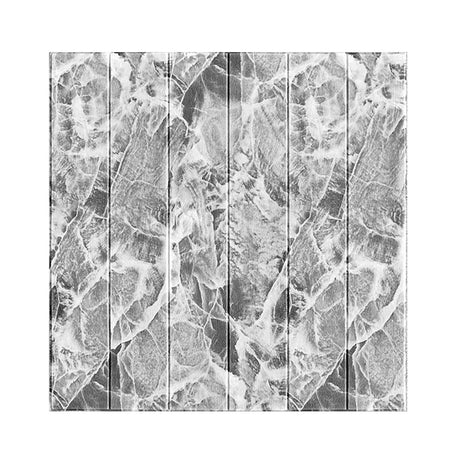 Set 10 Placi Tapet 3D, 70 X 70 Cm, Grosime 3 Mm, Din Rasina, Tip Placi De Lemn, Suprafata Acoperita 4.9 Mp, Gri Marmorat - vivimall.ro
