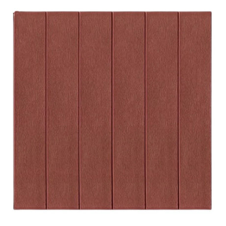 Set 10 Placi Tapet 3D, 70 X 70 Cm, Grosime 3 Mm, Din Rasina, Tip Placi De Lemn, Suprafata Acoperita 4.9 Mp, Caramiziu - vivimall.ro