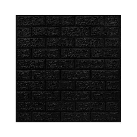 Set 10 Placi Tapet 3D, 70 X 77 Cm, Grosime 3 Mm, Din Polietilena, Model Caramida, Suprafata Acoperita 5.3 Mp - vivimall.ro