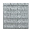 Set 10 Placi Tapet 3D, 70 X 77 Cm, Grosime 3 Mm, Din Polietilena, Model Caramida, Suprafata Acoperita 5.3 Mp - vivimall.ro