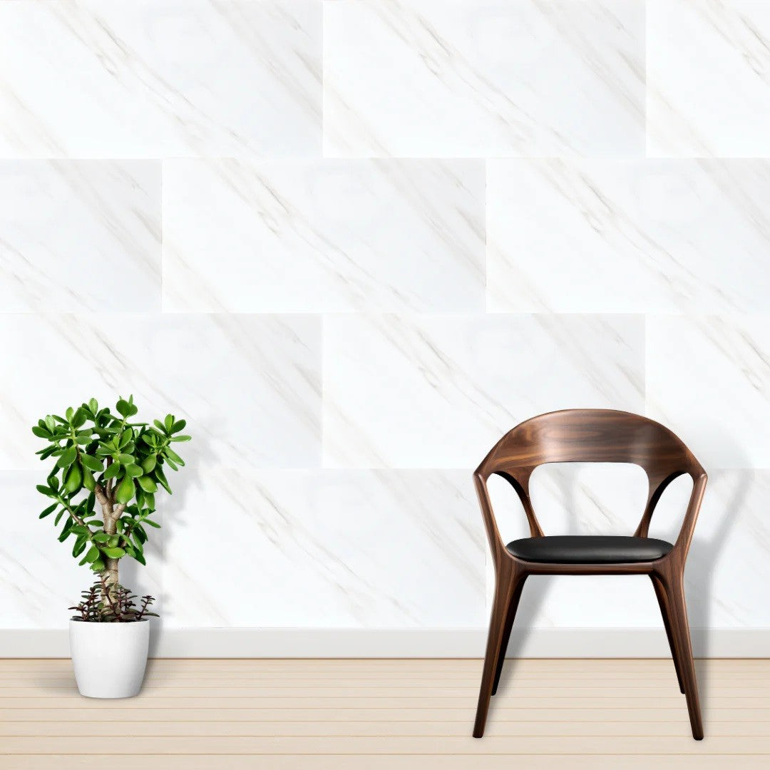 Set 10 Placi Tapet, 60 X 30 Cm, Grosime 1.5 Mm, Din Pvc, Model Imitatie De Marmura, Suprafata Acoperita 1.8 Mp - vivimall.ro