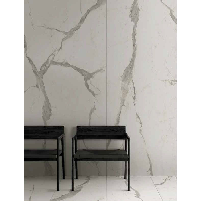 Set 10 Placi Tapet, 60 X 30 Cm, Grosime 1.5 Mm, Din Pvc, Model Imitatie De Marmura, Suprafata Acoperita 1.8 Mp, Gri Deschis - vivimall.ro