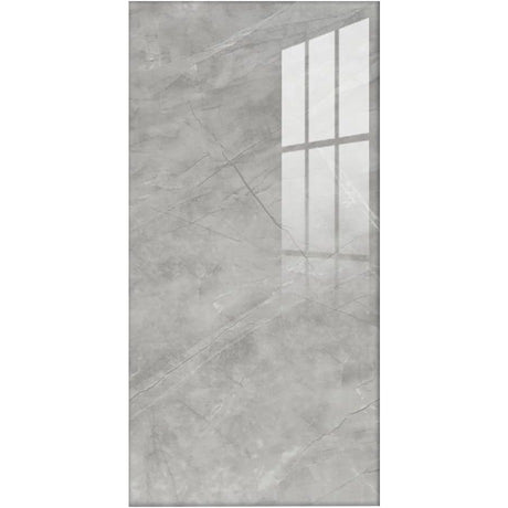 Set 10 Placi Tapet, 60 X 30 Cm, Grosime 1.5 Mm, Din Pvc, Model Imitatie De Marmura, Suprafata Acoperita 1.8 Mp, Gri Cenusiu Deschis - vivimall.ro