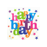 Set 10 Servetele de Masa, Flippy, Colectia Happy Birthday, 32 x 32 cm, din Hartie, Multicolor