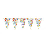 Set 10 Stegulete Tip Banner La Multi Ani | PartyFlags - vivimall.ro