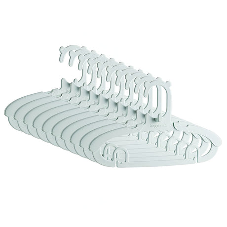 Set 10 Umerase Pentru Copii, Potrivite Pentru Uscarea Si Depozitarea Hainelor De Bebelusi, 28X16.7 Cm - vivimall.ro
