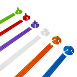 Set 100 Bete Cu Rozete Pentru Baloane, Suporturi De Plastic, Usor De Instalat, Reutilizabil, Pentru Aniversare, Nunta, Ziua De Nastere, Decorar, 40 Cm, E - vivimall.ro