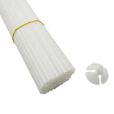 Set 100 Bete Cu Rozete Pentru Baloane, Suporturi De Plastic, Usor De Instalat, Reutilizabil, Pentru Aniversare, Nunta, Ziua De Nastere, Decor, 40 Cm, E - vivimall.ro