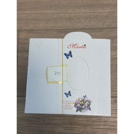 Set 100 Bucati Ambalaje de Carton pentru Martisoare, Vivimall, Cutii Brosa, Model Flori in Cos - vivimall.ro