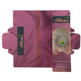 Set 100 Bucati Ambalaje de Carton pentru Martisoare, Vivimall, Cutii Brosa, Model Primavara, Mov - vivimall.ro