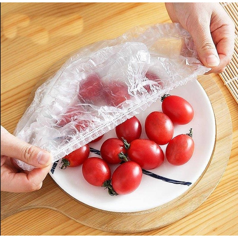 Set 100 capace elastice alimente 12–40 cm | FreshWrap - vivimall.ro
