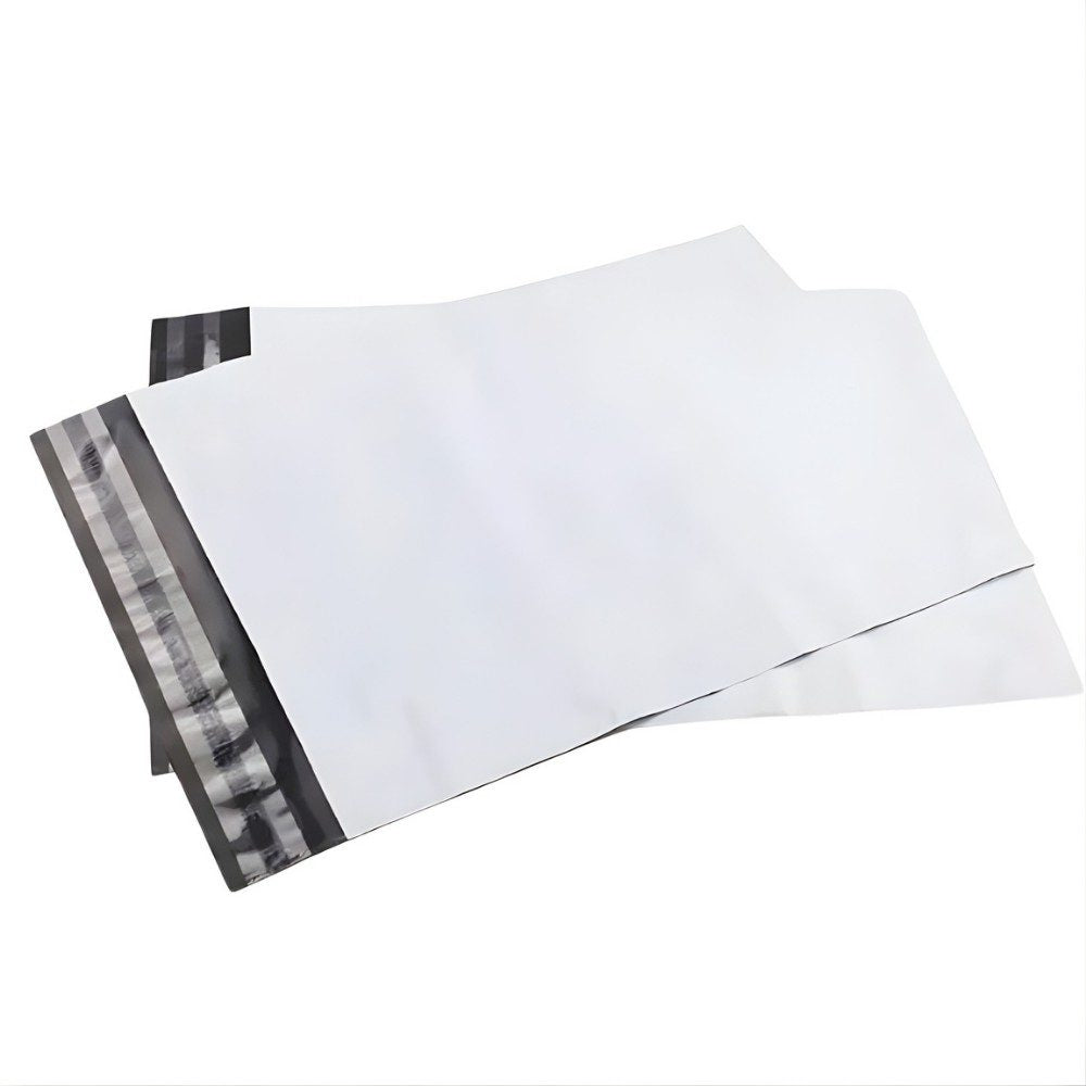 Detaliu grosime 50 microni material polietilenă pungă curierat Flippy, aspect rezistent