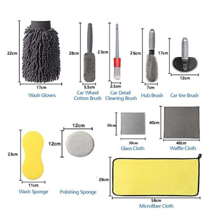 Set Curatare Auto Interior/Exterior | CleanRide - vivimall.ro
