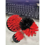 Set 12 Accesorii pentru Curatare Auto, Vivimall, Interior si Exterior, Rosu - vivimall.ro