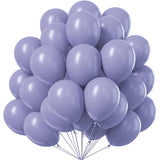 Set 12 Baloane, Flippy, din Latex Macaroon, 30 cm, Gri - vivimall.ro