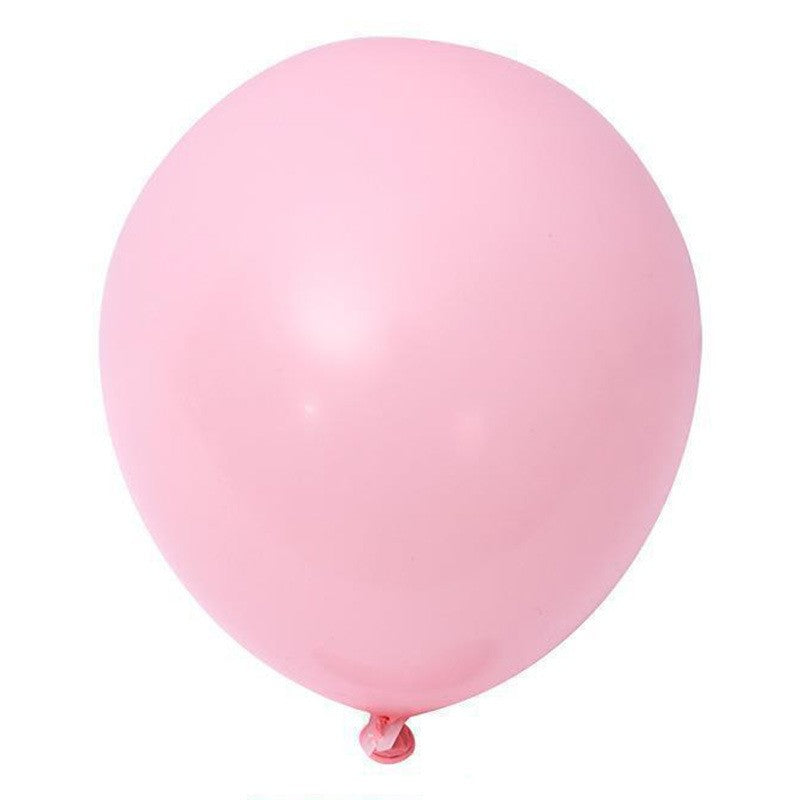 Set 12 Baloane, Flippy, din Latex Macaroon, 30 cm, Roz - vivimall.ro