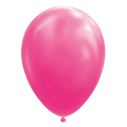 Set 12 Baloane, Vivimall, din Latex Standard, 13 cm, Roz - vivimall.ro