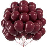 Set 12 Baloane, Flippy, din Latex Standard, 25 cm, Grena - vivimall.ro