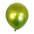 Set 12 Baloane, Flippy, din Latex Chrome, 30 cm, Verde Lime - vivimall.ro