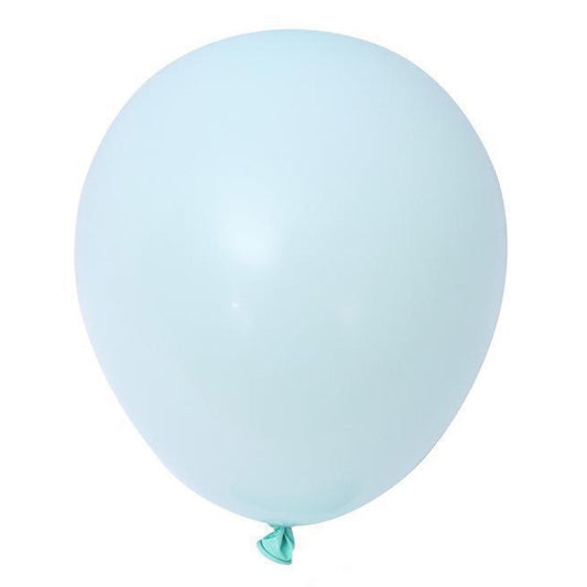 Set 12 Baloane, Vivimall, din Latex Macaroon, 30 cm, Albastru - vivimall.ro