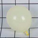 Set 12 Baloane, Flippy, din Latex Macaroon, 30 cm, Galben - vivimall.ro