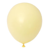 Set 12 Baloane, Flippy, din Latex Macaroon, 30 cm, Galben - vivimall.ro