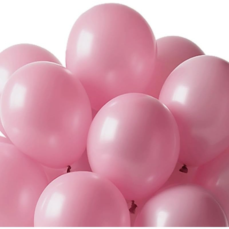 Set 12 Baloane, Flippy, din Latex Standard, 25 cm, Roz Deschis - vivimall.ro