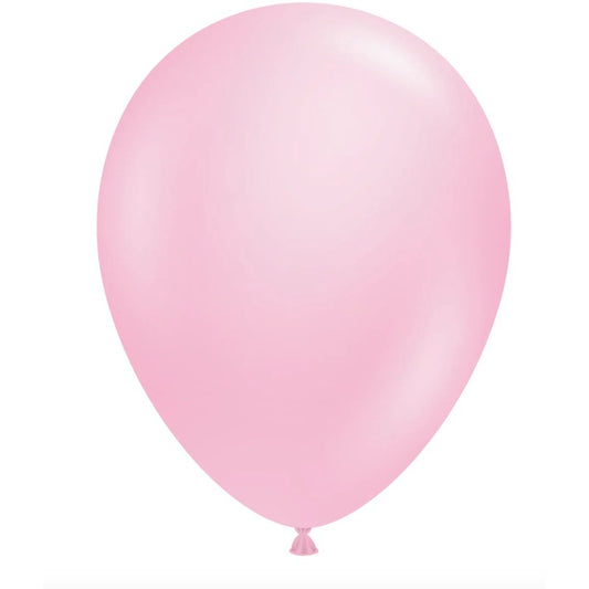 Set 12 Baloane, Vivimall, din Latex Standard, 25 cm, Roz Deschis - vivimall.ro