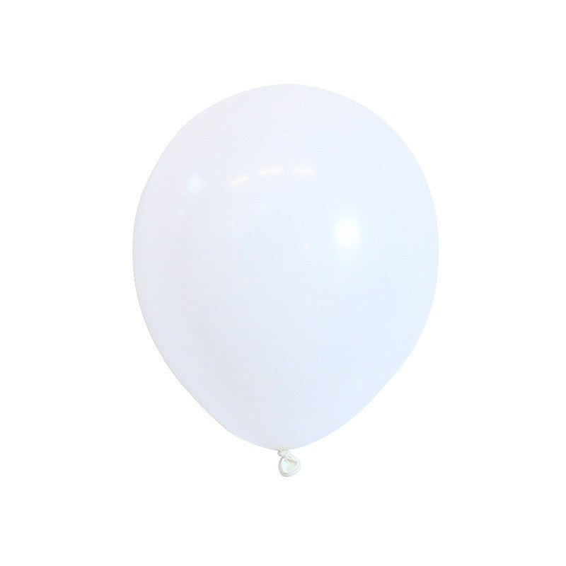 Set 12 Baloane, Flippy, din Latex Standard, 30 cm, Alb - vivimall.ro