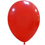 Set 12 Baloane, Flippy, din Latex Standard, 30 cm, Rosu - vivimall.ro