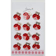Set 12 Brose Martisor pentru Copii Buburuza cu Motiv Traditional - vivimall.ro