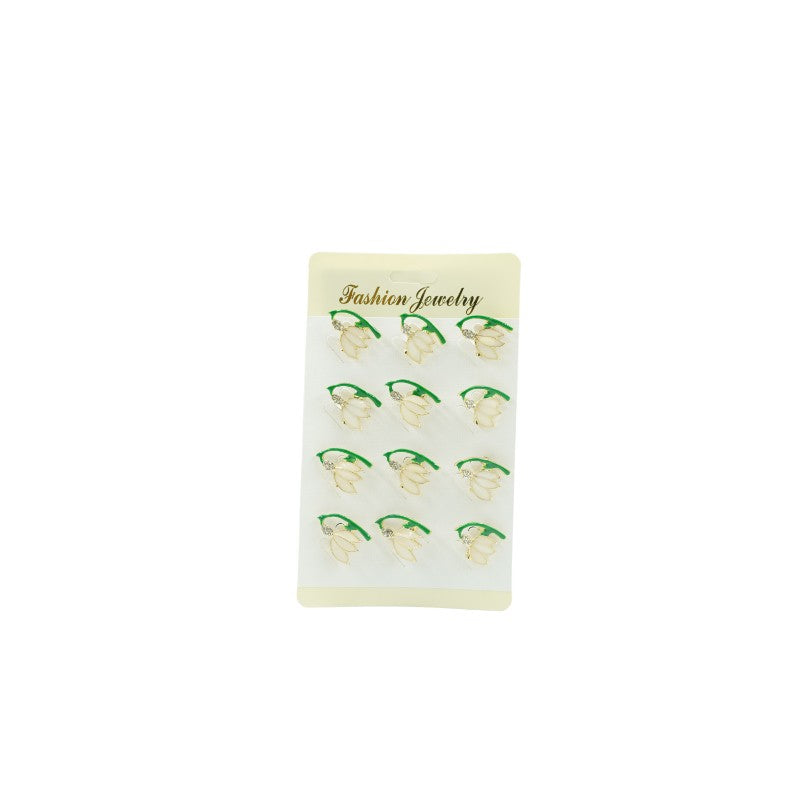 Set 12 Brose Ghiocel Cu Pietre
