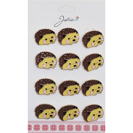 Set 12 Brose Martisor Pentru Copii Arici - vivimall.ro