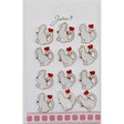 Set 12 Brose Martisor Pentru Copii Pisica Cu Inima Pe Coada - vivimall.ro