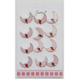 Set 12 Brose Martisor Pentru Copii Semiluna Cu Trandafiri - vivimall.ro