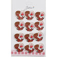 Set 12 Brose Martisor Primavara Fata Cu Mesaj Din Toata Inima - vivimall.ro
