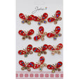 Set 12 Brose Martisor Primavara Fluture Cu Pietre - vivimall.ro