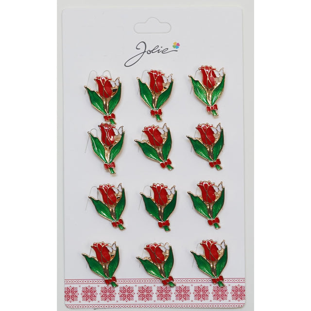 Set 12 Brose Martisor Primavara Lalea - vivimall.ro
