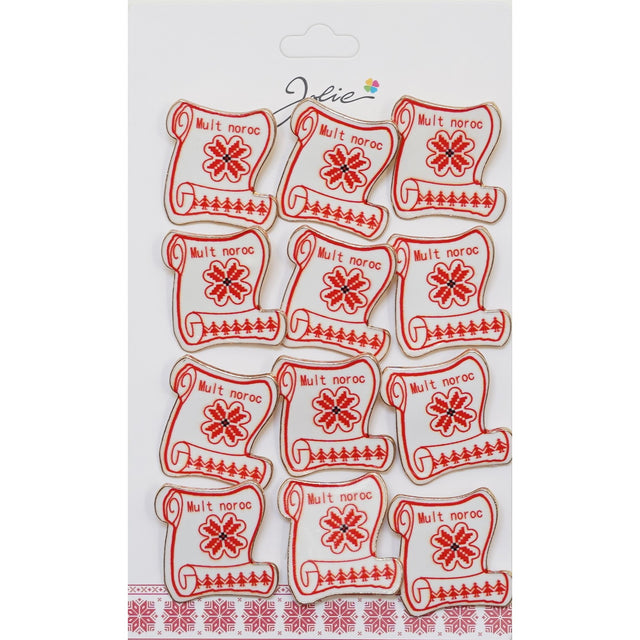 Set 12 Brose Martisor Primavara Papirus Mult Noroc - vivimall.ro