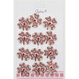 Set 12 Brose Martisor Primavara Trifoi Traditional Cu Piatra Rosie - vivimall.ro